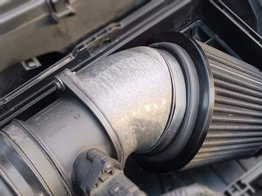 Adapter lọc gió cone 102mm cho Volvo V70 D5 (P2) (chuyển từ airbox zin) - Image 4