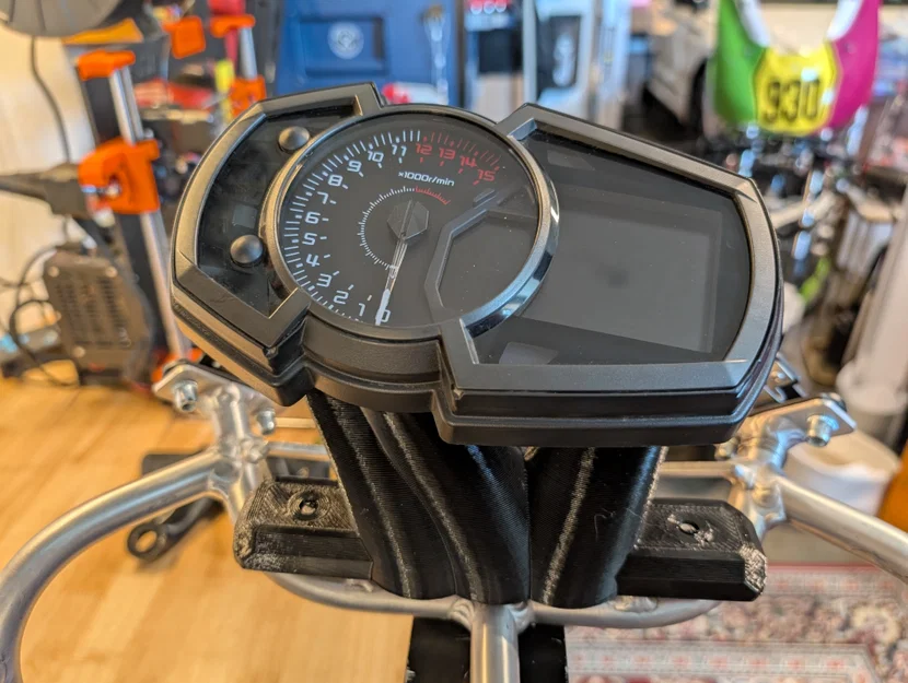 Ninja 400 - Pát gắn dashboard cho race fairings - Image 1