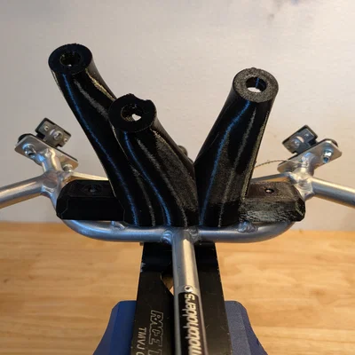 Ninja 400 - Pát gắn dashboard cho race fairings