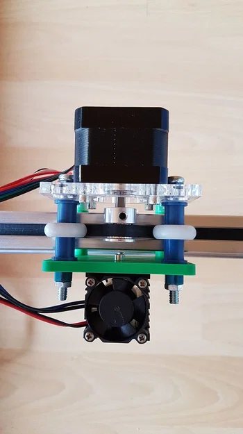 X-Carriage-Adjustable – Cụm trục X chỉnh độ rơ cho laser engraver - Image 9