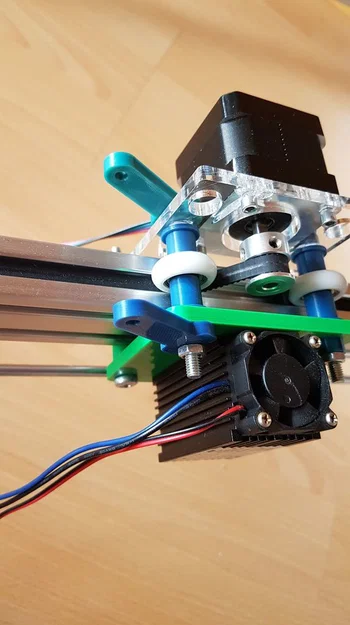 X-Carriage-Adjustable – Cụm trục X chỉnh độ rơ cho laser engraver - Image 10