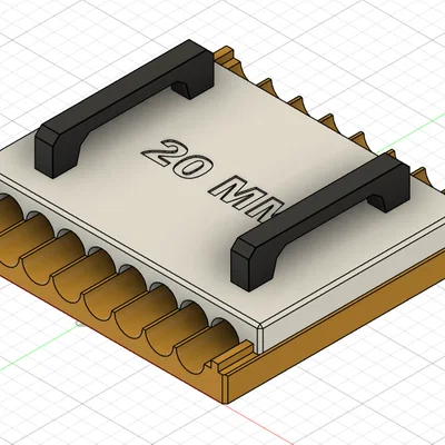 Khuôn làm mồi câu cá Boilie 20mm (8 rãnh) in 3D tiện lợi