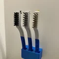 Giá treo bàn chải đánh rỉ sét 3 ngăn - Phụ kiện in 3D tiện ích - Thumbnail 1
