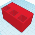 Giá treo bàn chải đánh rỉ sét 3 ngăn - Phụ kiện in 3D tiện ích - Thumbnail 2