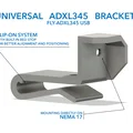 Ngàm universal ADXL345 (universal ADXL345 bracket) cho Klipper - Thumbnail 1