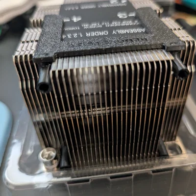 Ngàm gắn quạt 60mm cho heatsink thụ động Supermicro SNK-P0068PS 2U