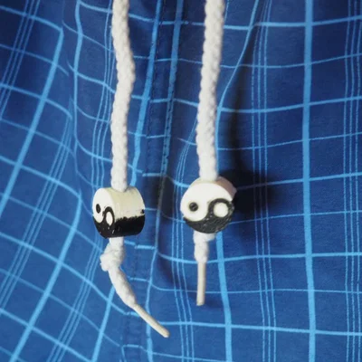 Hạt đính Âm Dương (Yin Yang beads) 3D - Phụ kiện độc đáo