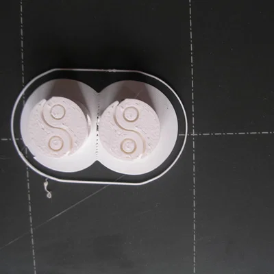 Hạt đính Âm Dương (Yin Yang beads) 3D - Phụ kiện độc đáo