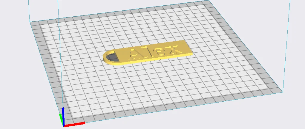 Mẫu Móc Khóa 3D Cá Nhân Hóa Đơn Giản Dễ In - Image 1