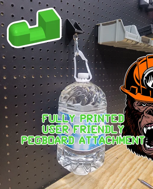 PegPin - Ngàm gắn Pegboard in hoàn toàn - SIÊU CHẮC! - Image 1
