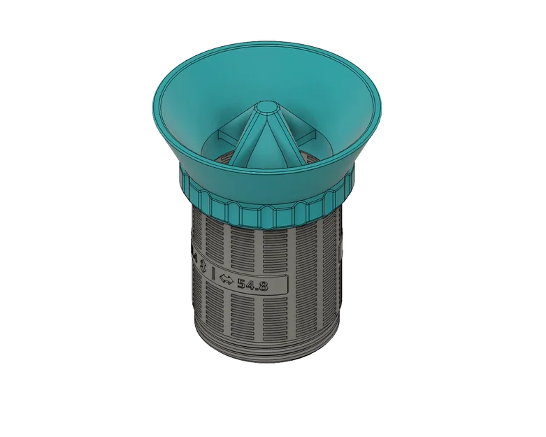 Phễu (Funnel) cho Canister Silica Gel KID'nR - Image 1