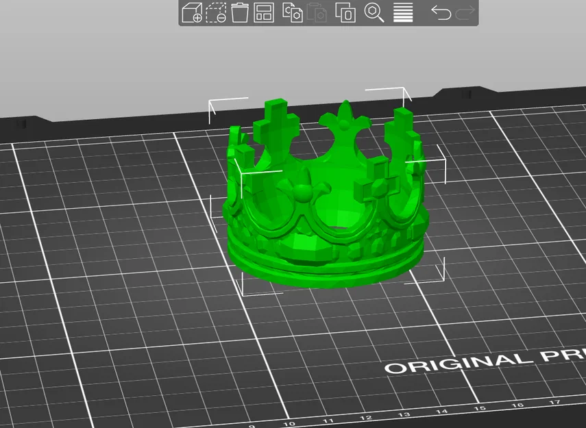 Đế giữ trứng hình vương miện hoàng gia (Royal Crown Egg Cup) 3D - Image 2