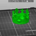 Đế giữ trứng hình vương miện hoàng gia (Royal Crown Egg Cup) 3D - Thumbnail 2
