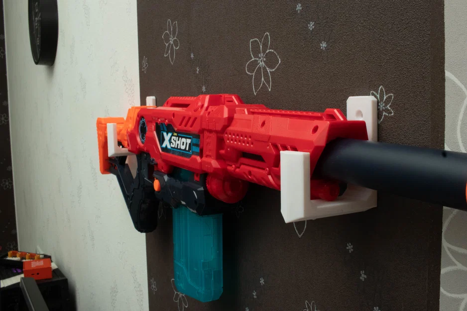 Giá treo tường súng Nerf, X-Shot và Dart Zone - Phụ kiện 3D đẹp mắt - Image 2