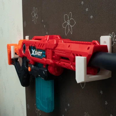Giá treo tường súng Nerf, X-Shot và Dart Zone - Phụ kiện 3D đẹp mắt