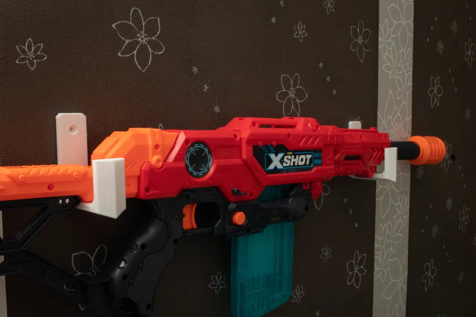 Giá treo tường súng Nerf, X-Shot và Dart Zone - Phụ kiện 3D đẹp mắt - Image 4