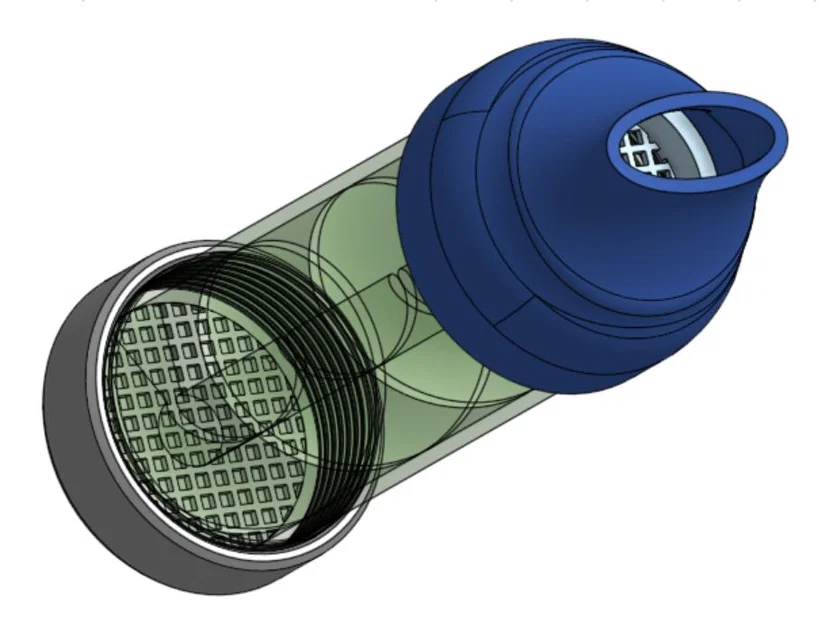 The Helixer! Bộ lọc khí cá nhân (Smoke buddy, Sploof) - Image 1
