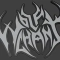 Mô hình logo ban nhạc Wolfchant in 3D cực ngầu - Thumbnail 1