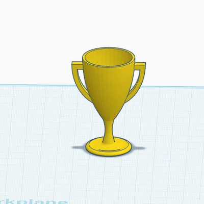 Mô hình cúp vinh danh Blank Trophy tùy chỉnh độc đáo cho sự kiện