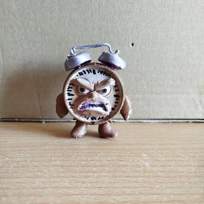 Mô hình 3D Đồng hồ báo thức quái vật trang trí bàn làm việc