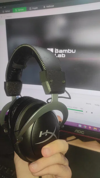 Bộ kẹp nhựa thay thế cho tai nghe HyperX Cloud 2 (In 3D) - Image 1