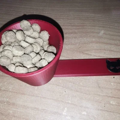 Ca đong hạt cho chó mèo (Measuring cup Croquettes Cat Dog)