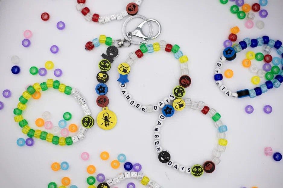 Bộ hạt charm Danger Days My Chemical Romance in 3D độc đáo - Image 1