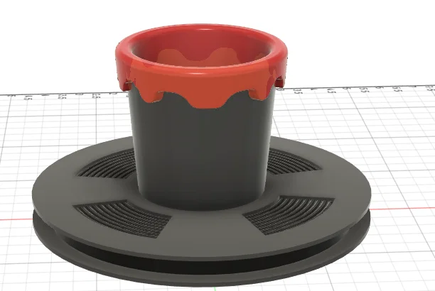 Hộp Đựng Bút Xô Sơn (Paint Bucket) - Đồ Trang Trí Decor 3D Độc Đáo - Image 1