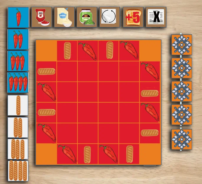 Tapas Game - Bộ trò chơi chiến thuật 3D thú vị tự in tại nhà - Image 1