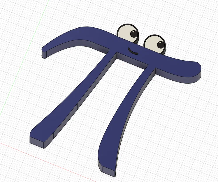 Mô hình 3D Pi Creature dễ thương - Lấy cảm hứng từ 3Blue1Brown - Image 3