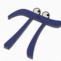 Mô hình 3D Pi Creature dễ thương - Lấy cảm hứng từ 3Blue1Brown - Thumbnail 3