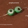 Hạt xỏ dây giày hình con mắt (Googly Eye Bead) siêu dễ thương - Thumbnail 3