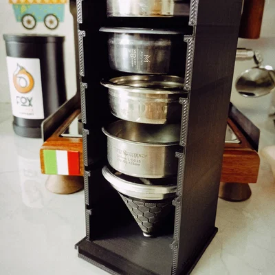 Kệ Đứng Chứa Giỏ Lọc Filter Basket 58mm Cho Barista Tại Gia