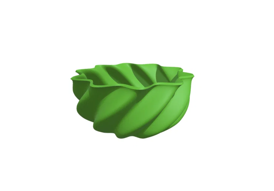 Mẫu bát trang trí thiết kế xoắn ốc ấn tượng cho in 3D - Image 1