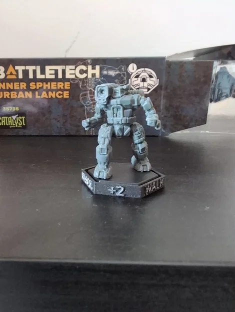 Đế hiển thị Target Movement Modifier (TMM) & di chuyển cho mech (30mm hex) - Image 1