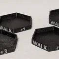 Đế hiển thị Target Movement Modifier (TMM) & di chuyển cho mech (30mm hex) - Thumbnail 2