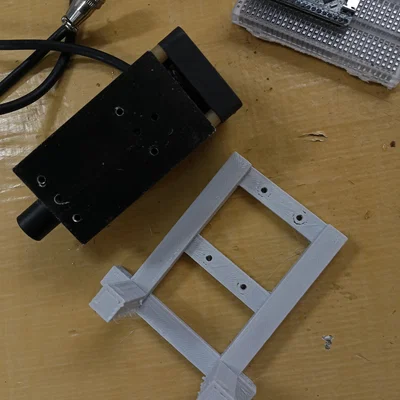 Khung Gá Đứng Module Laser (Laser Module Vertical Holder) In 3D
