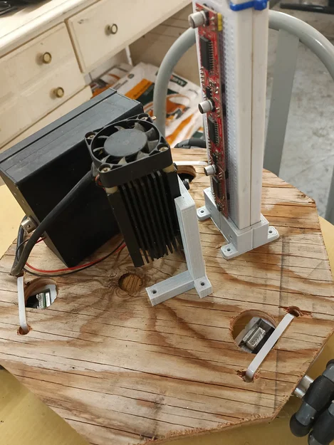 Khung Gá Đứng Module Laser (Laser Module Vertical Holder) In 3D - Image 3