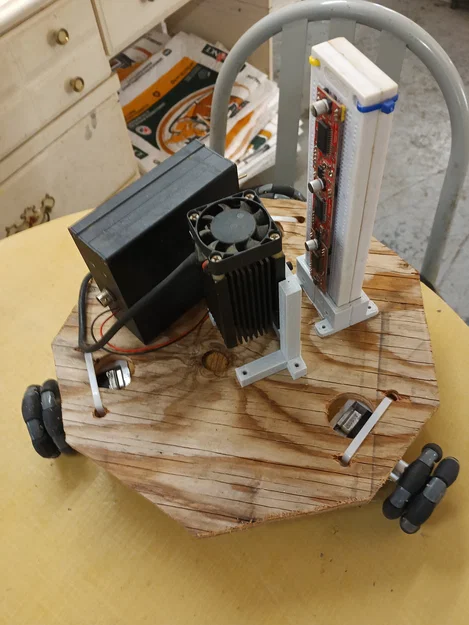 Khung Gá Đứng Module Laser (Laser Module Vertical Holder) In 3D - Image 4