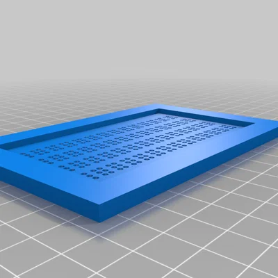 Bảng Kẹp Danh Thiếp Braille và Bút Stylus