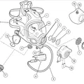Nắp Speaking Diaphragm cho MSA Millennium (MSA Millennium Speaking Diaphragm cover) - Thumbnail 4