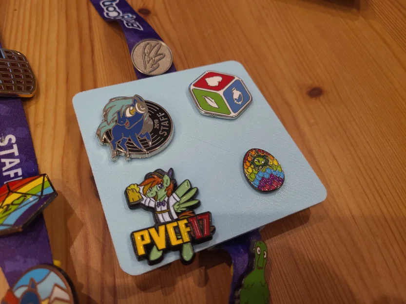 Thẻ flair/pinback cho dây đeo (lanyard): Thêm chỗ gắn pin! - Image 3