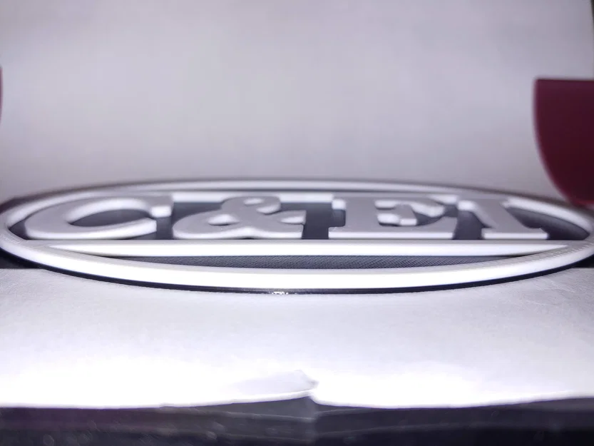 Bảng logo đường sắt Chicago and Eastern Illinois (C&EI) 3D - Image 3