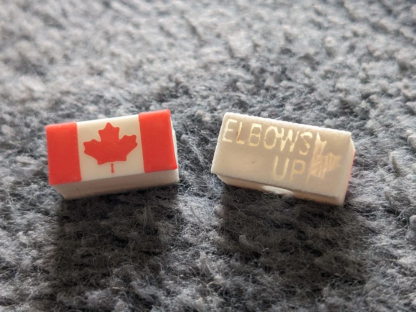 Bead Cờ Canada “Elbows Up” - Image 2