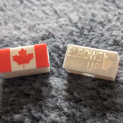 Bead Cờ Canada “Elbows Up”