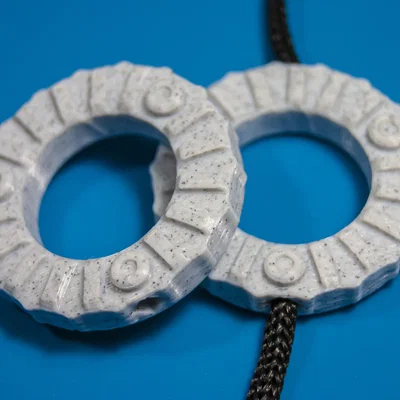 Mẫu in 3D hạt đính trang trí Circular Beads độc đáo