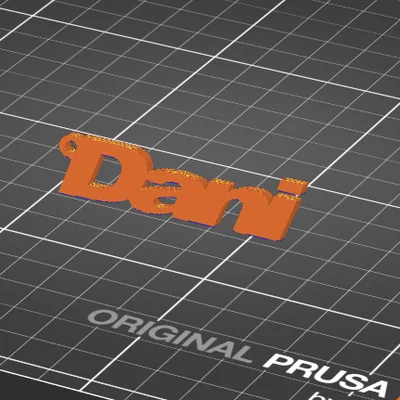 Móc khóa tên Dani in 3D cá tính và độc đáo