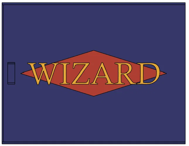 Hộp Đựng Bài Pháp Sư (Wizard Playing Card Box) - Image 1