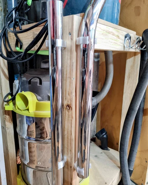 Kẹp treo ống hút bụi Ryobi 20L - Giải pháp lưu trữ gọn gàng cho xưởng - Image 2