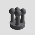 Giá Treo Dao Cạo và Bàn Chải Đánh Răng Tối Giản In 3D - Thumbnail 2